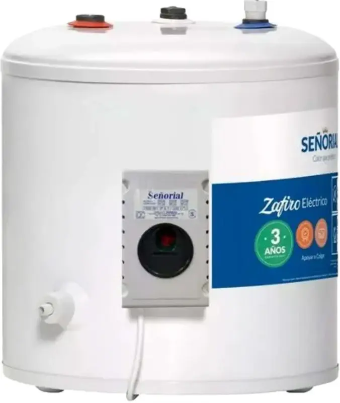 Termotanque Eléctrico Señorial Zafiro Eléctrico 40 L Carga Superior
