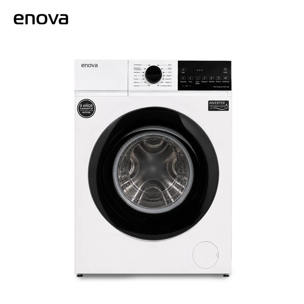 Lavarropa Automático Enova Inverter Carga Frontal 6,5 Kg